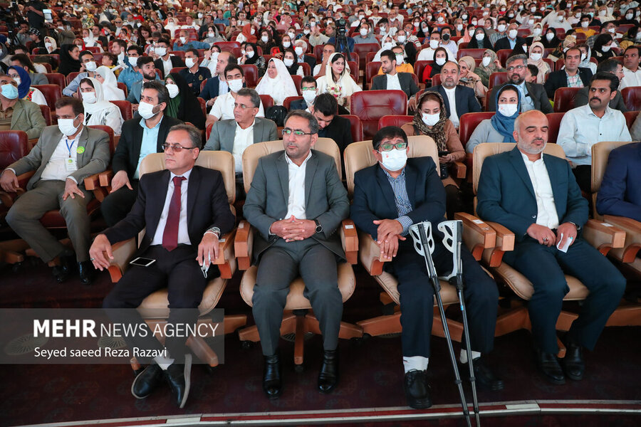 مراسم ازدواج ۱۱۴ زوج دارای معلولیت مراسم ازدواج ۱۱۴ زوج دارای معلولیت