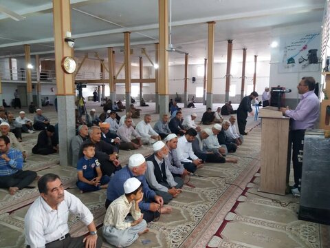 گزار ش تصویری | سخنرانی روسای بهزیستی شهرستان های بیجار ، کامیاران ، دهگلان در نماز جمعه به مناسبت اولین روز از هفته بهزیستی