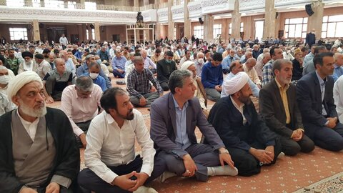 گزارش تصویری| سخنرانی پیش از خطبه‌های نمازجمعه مرکز استان توسط سرپرست بهزیستی گلستان