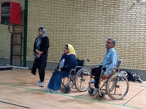 گزارش تصویری/ برگزاری مسابقات بوچیا معلولین در شاهرود