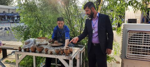 گزارش تصویری | نمایشگاه بالاترین خدمت و دستاورد های سازمان بهزیستی  در باغ موزه قصر غرفه استان همدان
