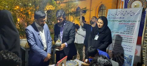 گزارش تصویری | نمایشگاه بالاترین خدمت و دستاورد های سازمان بهزیستی  در باغ موزه قصر غرفه استان همدان