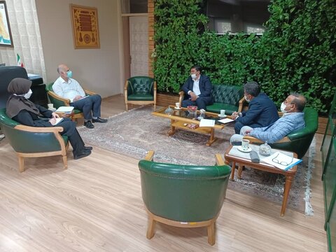 نشست  معاون توسعه مدیریت بهزیستی کشور  با رییس سازمان مدیریت و برنامه ریزی خوزستان