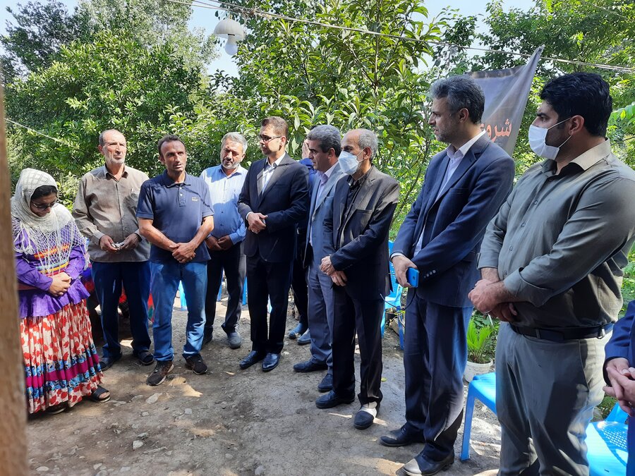 افتتاح پروژه اشتغالزایی پرورش گل و گیاه در رودسر