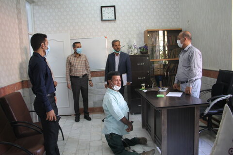 گزارش تصویری ا بازدید بازرسان ویژه نهاد ریاست جمهوری از میز خدمت مستقر در بهزیستی استان مرکزی