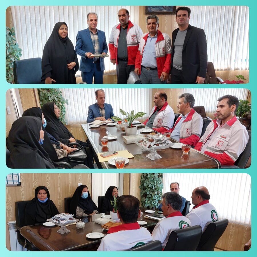 شهرستان همدان | همکاری دو جانبه هلال احمر شهرستان با بهزیستی شهرستان