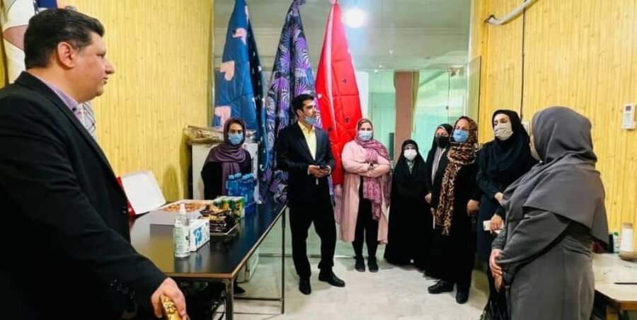 پردیس| افتتاح کارگاه تولیدی کالای خواب گروه همیار زنان سرپرست خانوار