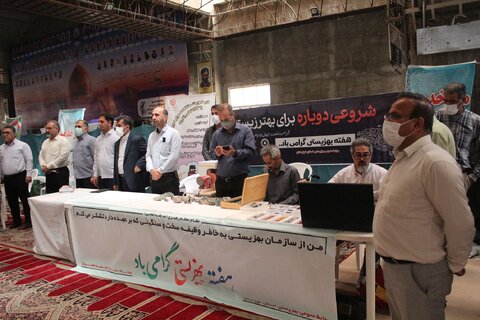 گزارش تصویری|میزخدمت و نمایشگاه بهزیستی خوزستان در مصلای نماز جمعه اهواز برپا شد