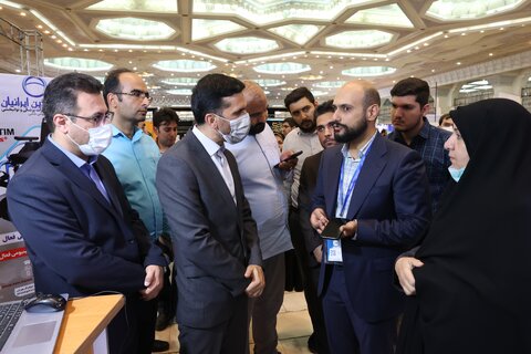 مدیران و کارشناسان سازمان بهزیستی از نمایشگاه "هم‌افزایی مدیریت ایران" بازدید کردند