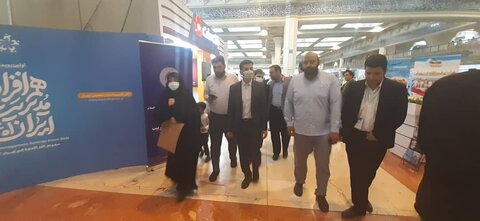 بازدید مدیرکل بهزیستی مازندران از نمایشگاه اولین رویداد هم افزایی مدیریت ایران 1401