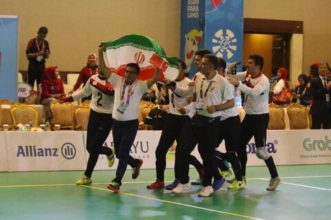 نایب قهرمانی تیم ملی گلبال مردان در آسیا و کسب سهمیه جهانی