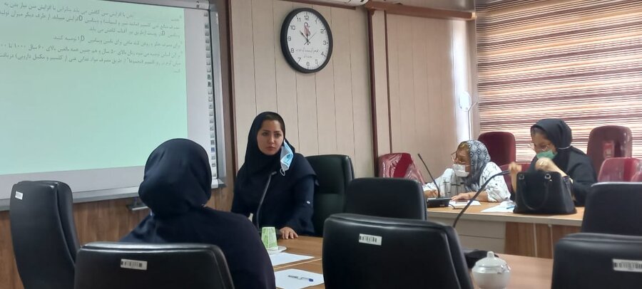 شهر تهران| جلسه آموزشی پرستاران و مراقبین شاغل در مراکز توانبخشی 