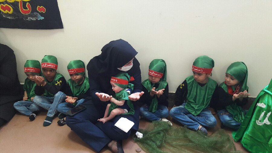 همایش شیرخوارگان حسینی در شیرخوارگاه خاتم الانبیاءبهزیستی خراسان جنوبی