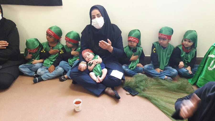 همایش شیرخوارگان حسینی در شیرخوارگاه خاتم الانبیاءبهزیستی خراسان جنوبی