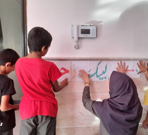 گزارش تصویری | مراسم عزای سرور سالار شهیدان در خانه های نگهداری فرزندان
