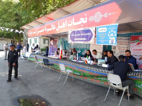 برپایی میز خدمت بهزیستی البرز در مصلّی نماز جمعه کلانشهر کرج