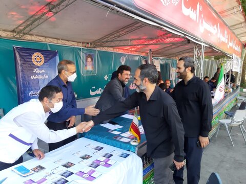 برپایی میز خدمت بهزیستی البرز در مصلّی نماز جمعه کلانشهر کرج