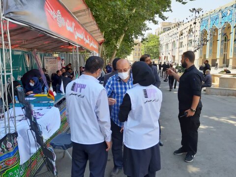 برپایی میز خدمت بهزیستی البرز در مصلّی نماز جمعه کلانشهر کرج