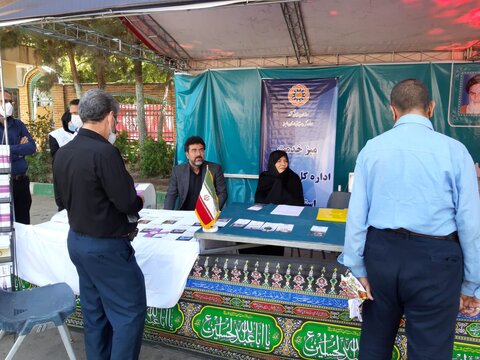 برپایی میز خدمت بهزیستی البرز در مصلّی نماز جمعه کلانشهر کرج