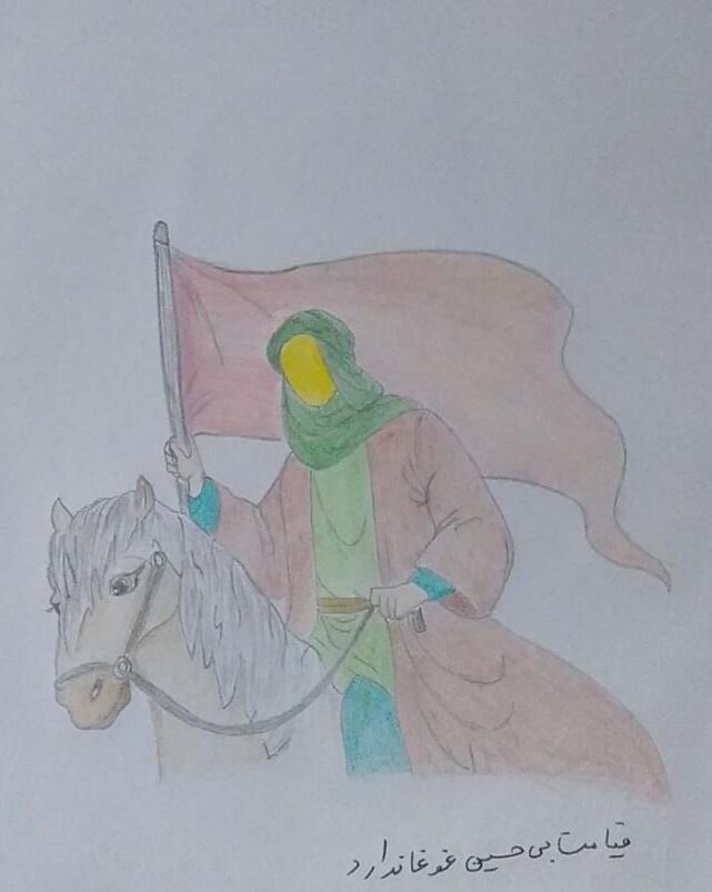 تنگستان |پویش نذر دفتر نقاشی و مداد رنگی به مناسبت شهادت سرور وسالار شهیدان در تنگستان برگزار شد