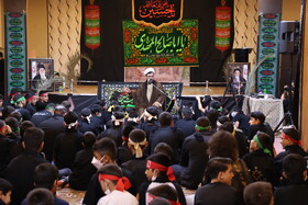 گزارش تصویری| برگزاری مراسم هفتمین روز شهادت سید و سالار شهیدان حضرت امام حسین(ع) در شیرخوارگاه شبیر