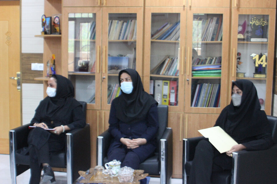 نشست معاون امور توانبخشی بهزیستی  با مدیران مراکز شبانه روزی استان بوشهر