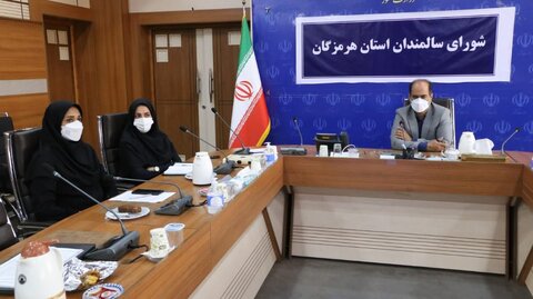 برگزاری جلسه شورای ساماندهی سالمندان استان