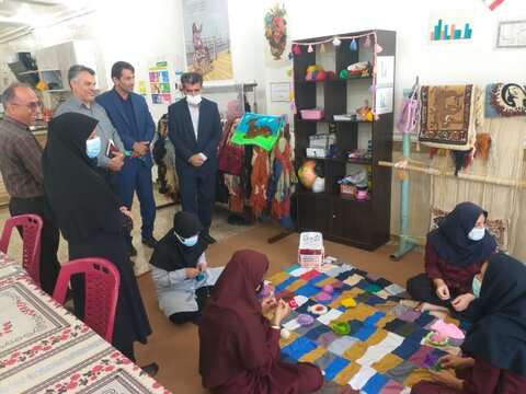 بازدید مدیر کل بهزیستی خوزستان از مراکز و مددجویان  بهزیستی ایذه
