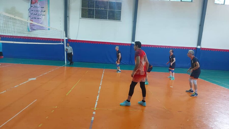 برگزاری مسابقه دوستانه تیم والیبال مردان و بانوان بهزیستی با تیمهای پیشکسوتان رشت و علوم پزشکی گیلان