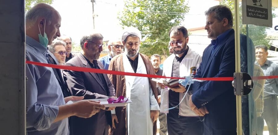 ساری׀ افتتاح خانه بهزیست در محله کم برخوردارآهنگر خیل شهر کیاسر