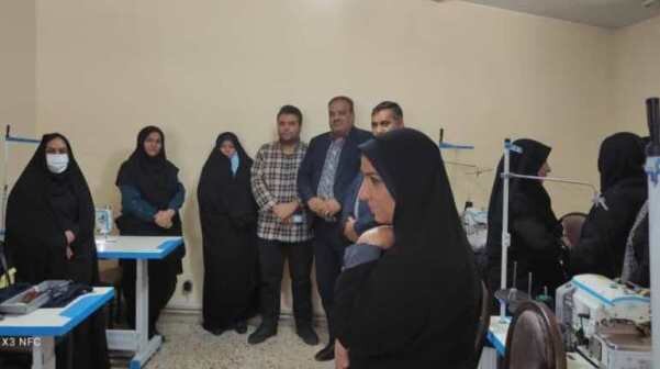 اصفهان| کارگاه خیاطی گروه همیار زنان سرپرست خانوار افتتاح شد