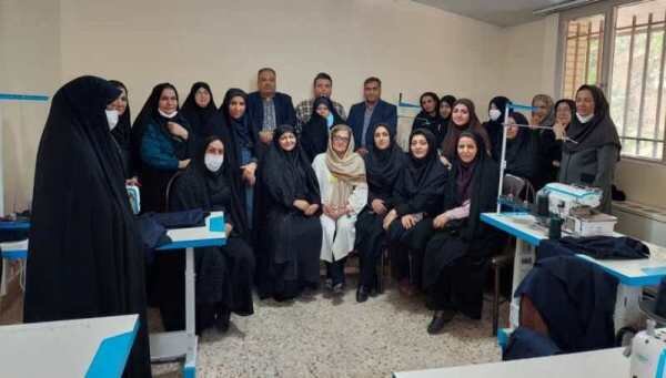 اصفهان| کارگاه خیاطی گروه همیار زنان سرپرست خانوار افتتاح شد
