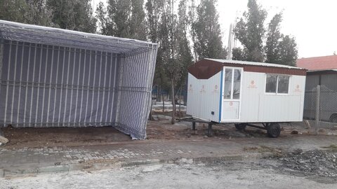 گزارش تصویری| استقرار ستاد ساماندهی زائران گمشده و موکب اداره کل بهزیستی ایلام در مرز مهران