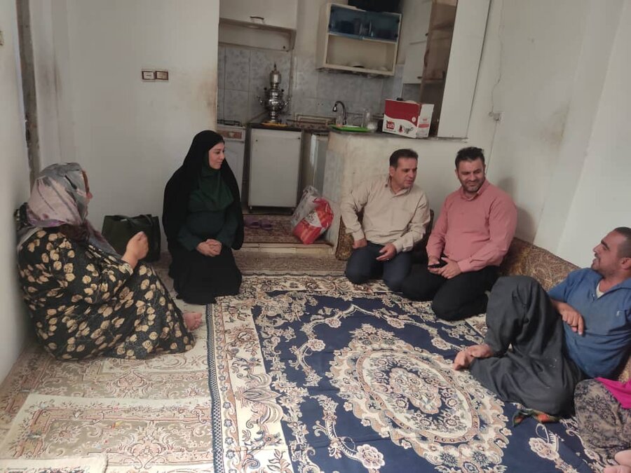 سنندج | بازدید از منزل مددجویان