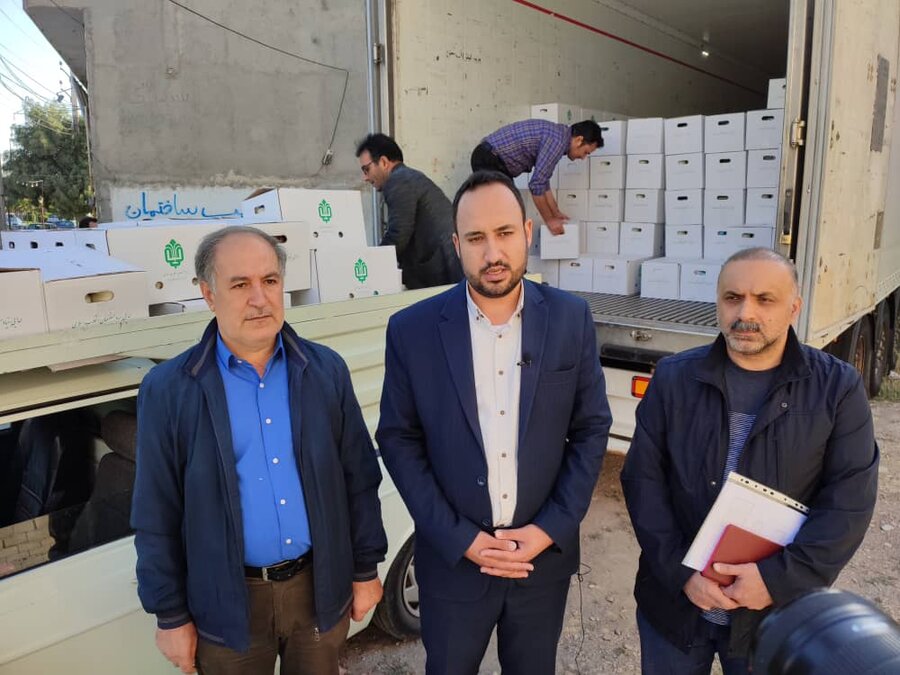 توزیع ۲۵۰۰ بسته لبنیات در بین ولی نعمتان بهزیستی استان اردبیل