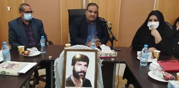 کاشان| آیین گرامیداشت شهید جواد قنایی آرانی- تنها کارمند شهید بهزیستی استان