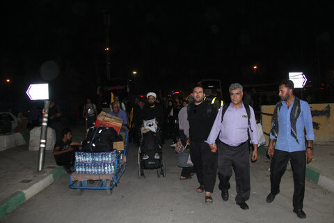 گزارش تصویری| استقبال از کاروان زائران جامعه هدف بهزیستی در مهران