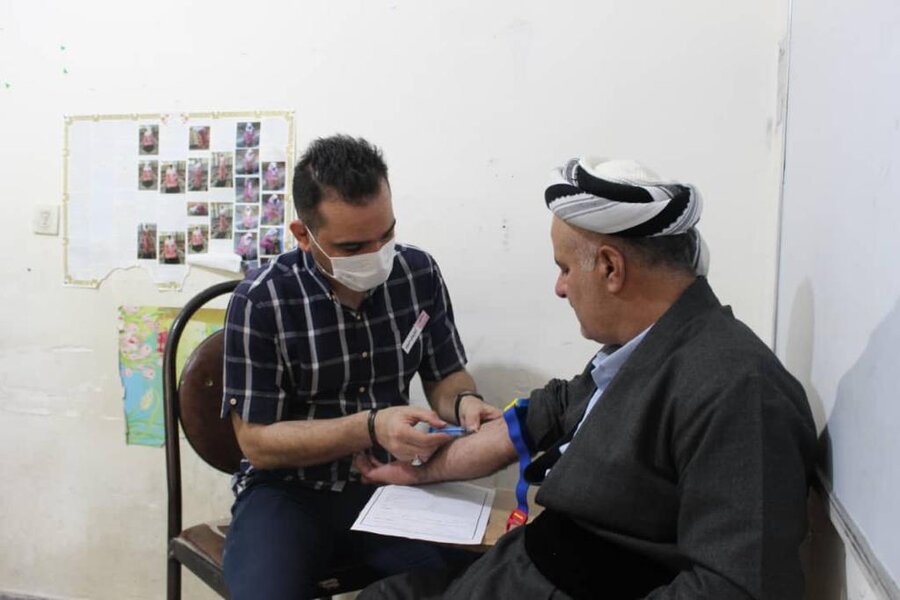 برگزاری اردوی جهادی گروه پیام آوران لبخند