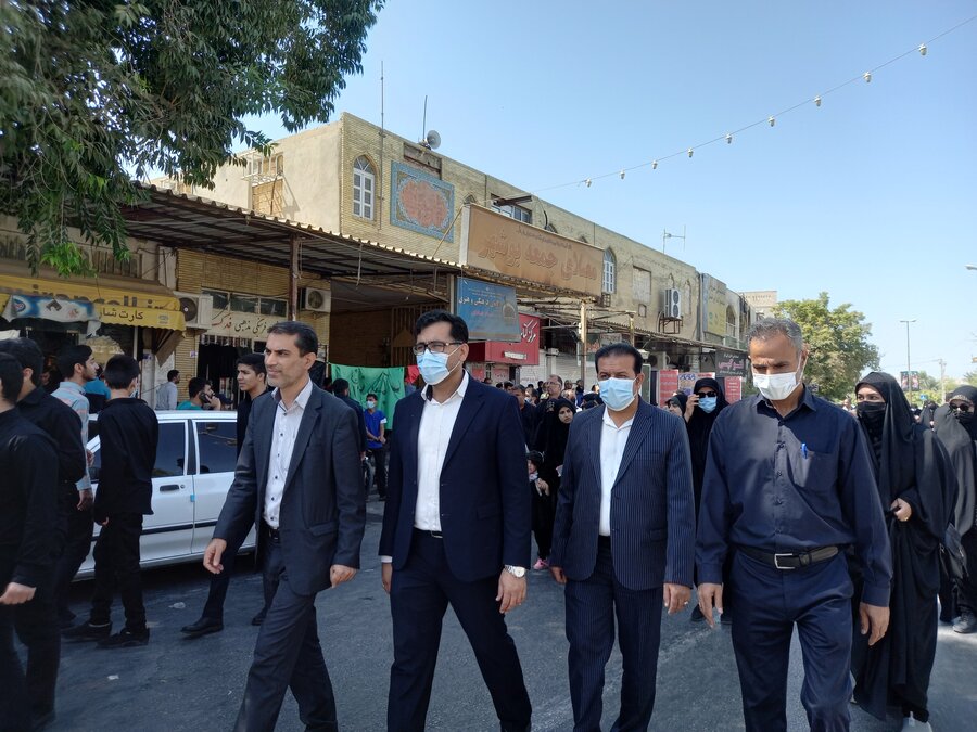 حضور مدیر کل و معاونین بهزیستی در راهپیمایی مردم استان بوشهر