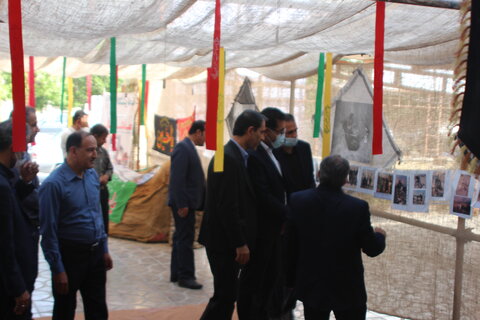 افتتاح نمایشگاه دفاع مقدس