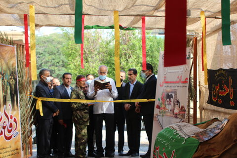 گزارش تصویری / نمایشگاه دفاع مقدس در اداره کل بهزیستی استان بوشهر افتتاح شد