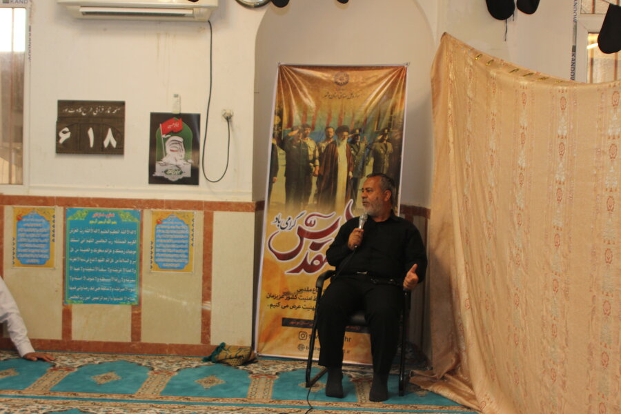 مراسم  پرفیض زیارت عاشورابه مناسبت هفته دفاع مقدس در بهزیستی بوشهر برگزار شد