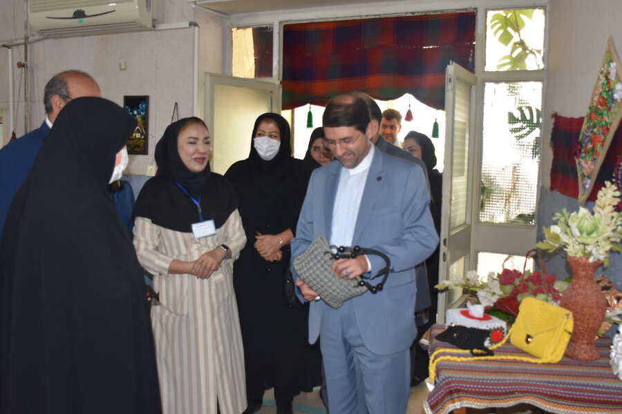 نمایشگاه توانمندسازی سالمندان استان کرمانشاه به مناسب هفته تکریم سالمندان راه اندازی شد