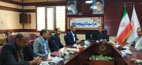 مراسم تودیع و معارفه ذیحساب اداره کل بهزیستی خراسان جنوبی