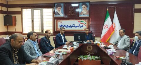 مراسم تودیع و معارفه ذیحساب اداره کل بهزیستی خراسان جنوبی