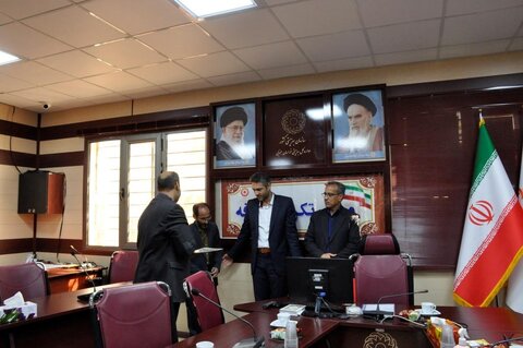 مراسم تودیع و معارفه ذیحساب اداره کل بهزیستی خراسان جنوبی