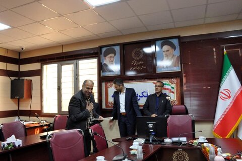 مراسم تودیع و معارفه ذیحساب اداره کل بهزیستی خراسان جنوبی