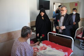 گزارش تصویری| دکتر مجتبی عبداللهی استاندار البرز به مناسبت روز جهانی سالمندان به دیدار سالمندان مرکز ستایش رفت