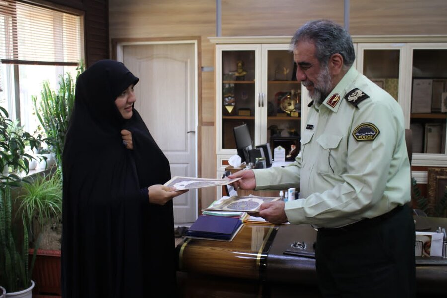 انعقادتفاهم نامه همکاری اداره کل بهزیستی البرز با فرماندهی انتظامی استان البرز