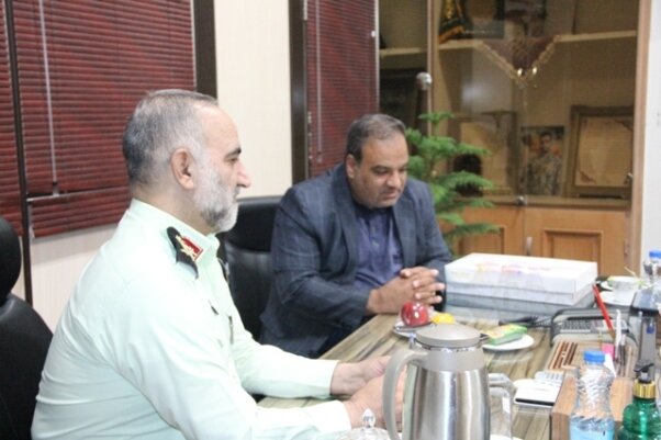 دیدار مدیرکل بهزیستی با فرمانده نیروی انتظامی استان اصفهان